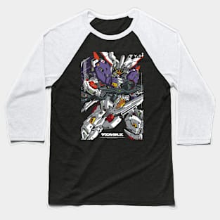 Big Gundam Robot Baseball T-Shirt